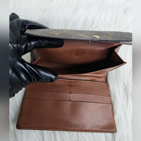 AUTH VINTAGE LOUIS VUITTON long wallet in monogram - Picture 2 of 7